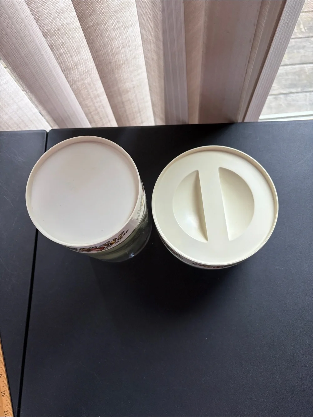 Vintage Pyrex Spice of Life Glass Storage Jars with White Lids